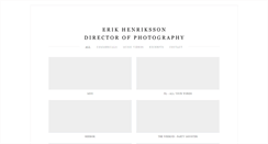 Desktop Screenshot of erikhenriksson.com